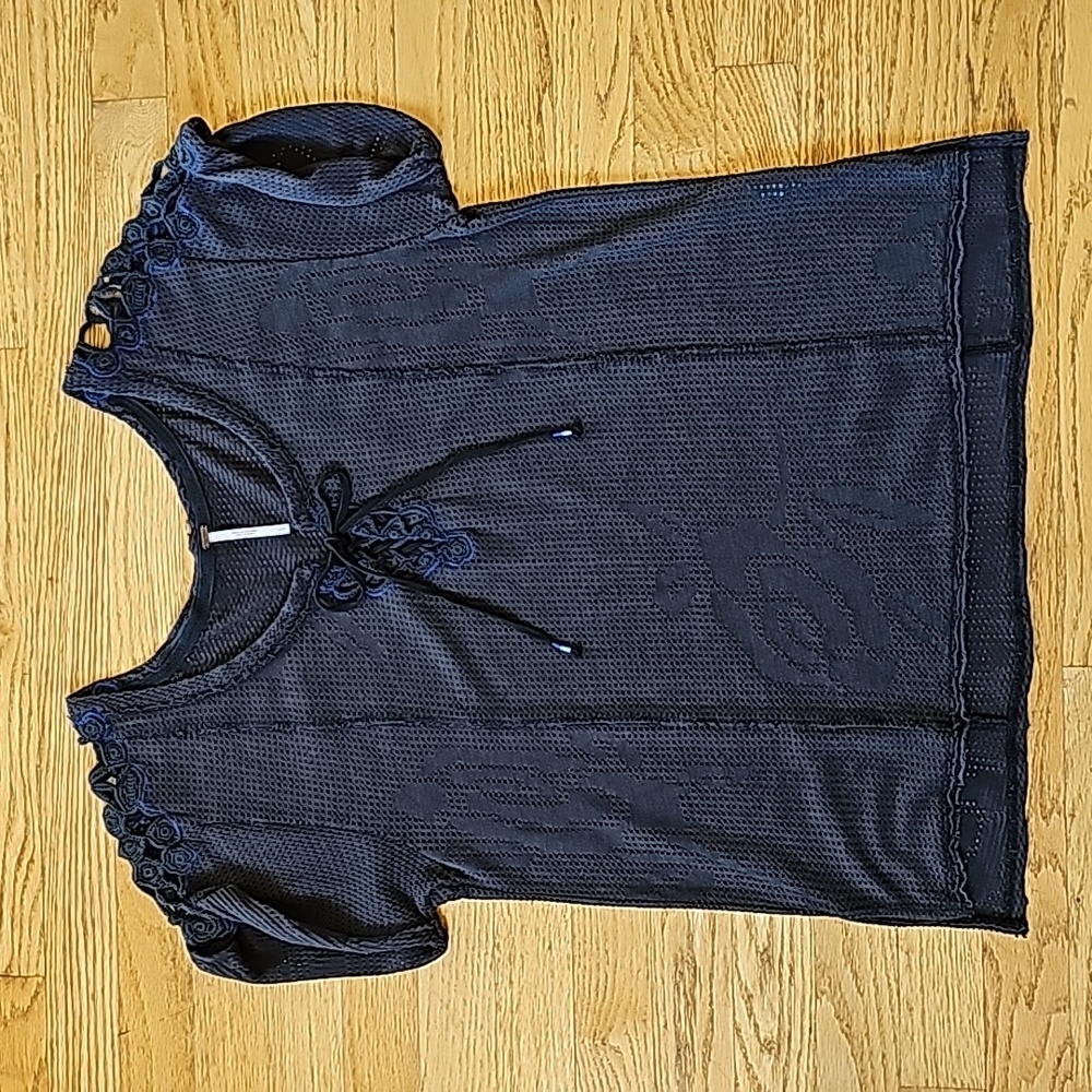 Free People open weave top